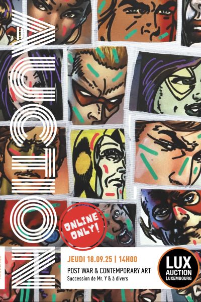 ONLINE ONLY Post war & contemporary Art - Succession de Mr Y & à divers
