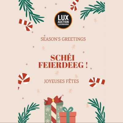 We wish you a Merry Christmas and a wonderful 2026 filled with auctions!