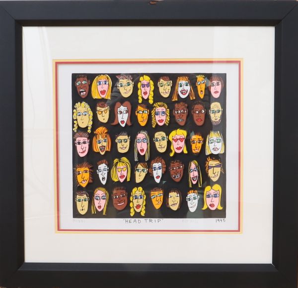 « Head Trip » de James Rizzi (1950-2011)
