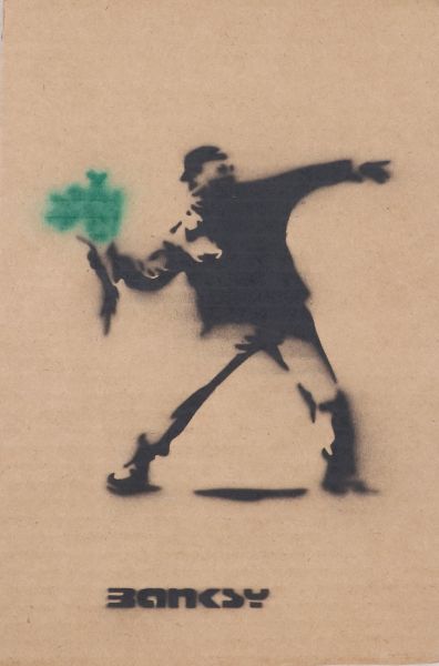 Banksy -d'après- “Flower Thrower” - Dismaland
