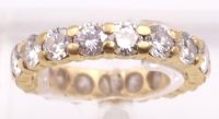 Alliance américaine or jaune 18 carats et diamants