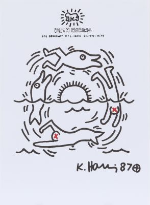 Keith Haring (1958-1990) d'après