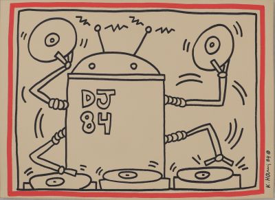 Keith Haring (1958-1990) d'après