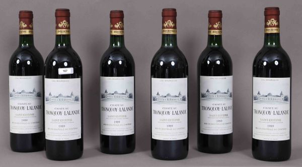 Chateau Tronquoy Lalande 1989 (x6) - Réf 34