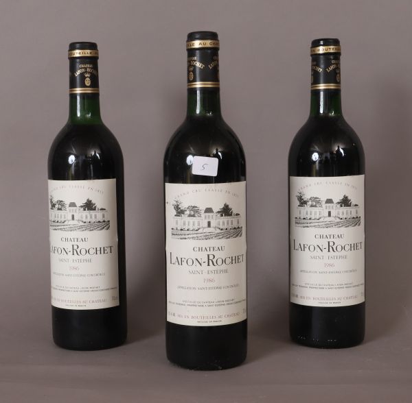 Château Lafon-Rochet 1986 (x3)