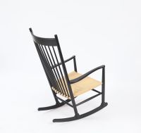 Hans Wegner (1914-2007) Rocking Chair Frederica modèle J 16