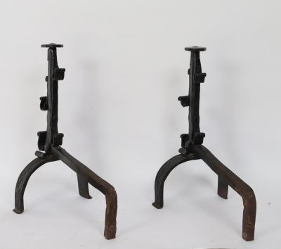 Paire de Chenets anciens 