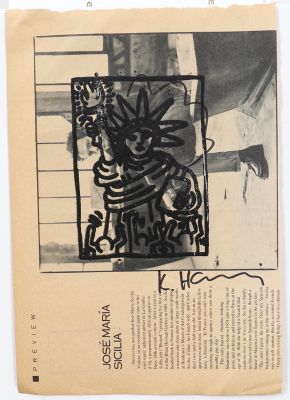 Keith Haring (1958-1990) d'après