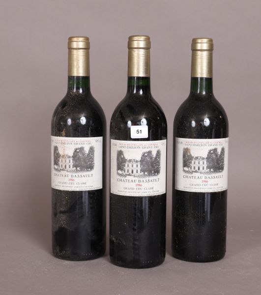 Château Dassault (x3) 1986
