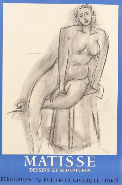 Affiche Matisse Dessins et Sculptures