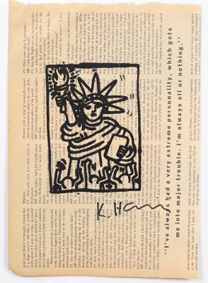 Keith Haring (1958-1990) d'après