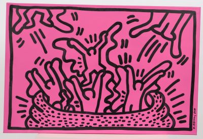 Keith Haring (1958-1990) d'après