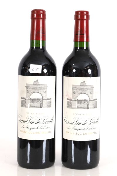65 Grand vin de Leoville du Marquis de Las Cases 2003 (x2)