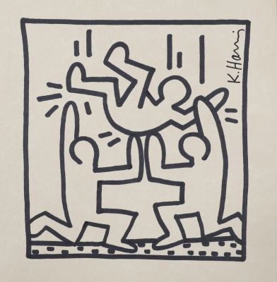 Keith Haring (1958-1990) Attribué à