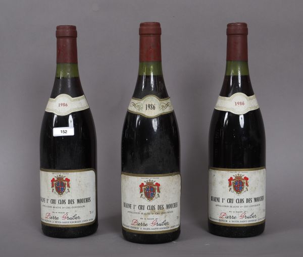 Beaune 1er cru Clos des Mouches 1986 (x3) - Réf 13