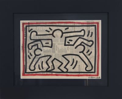 Keith Haring (1958-1990) Attribué à