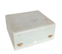 Coffret service en crystal et argent massif