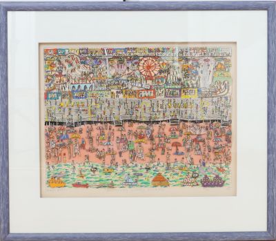 « Brooklyn’s Coney Island » de James Rizzi (1950-2011)