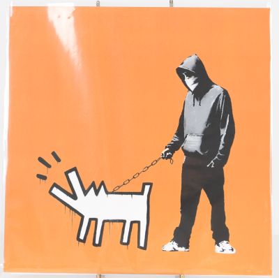 Keith Haring (1958-1990)  & Banksy d'après
