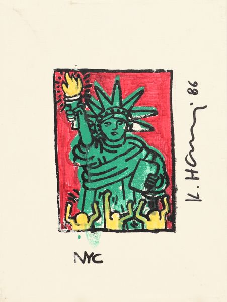 Keith Haring (1958-1990) d'après 