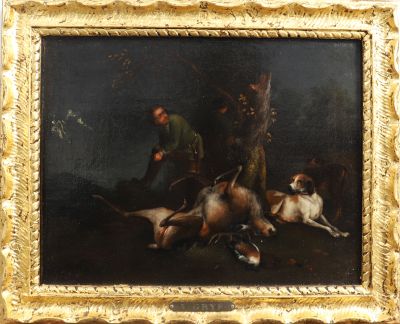 Ecole flamande du XVIIIe siècle, entourage de Adrian de Gryeff (1657-1722) Attr