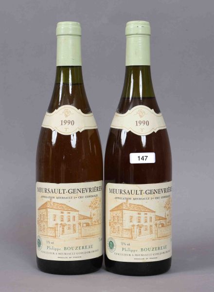 Meursault-Genevrières 1990 (x2) - Réf 5