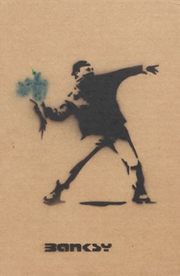 Banksy (d'après) “Flower Thrower” - Dismaland