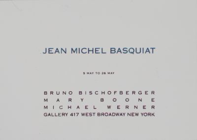 Jean-Michel Basquiat (1960-1988) d'après