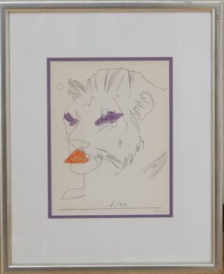 Andy Warhol (d’après) Lion