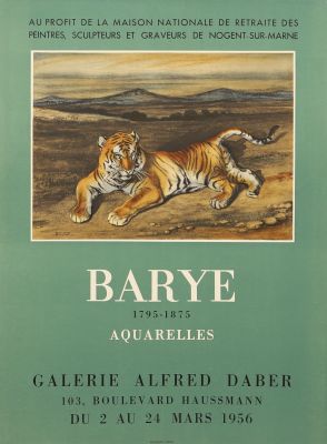 Affiche Antoine Louis Barye (1795-1875)