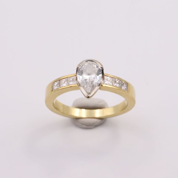 Bague Or jaune et diamant