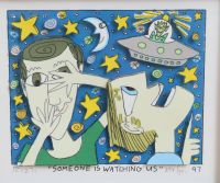 « Someone is watching us» de James Rizzi (1950-2011)