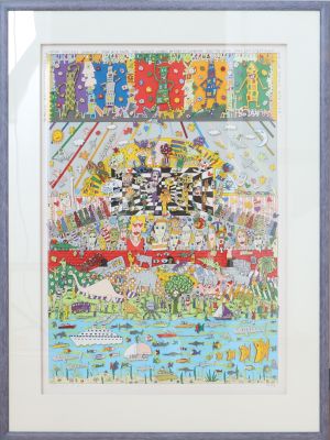 « Be magical…Play…DayDreams » de James Rizzi (1950-2011)