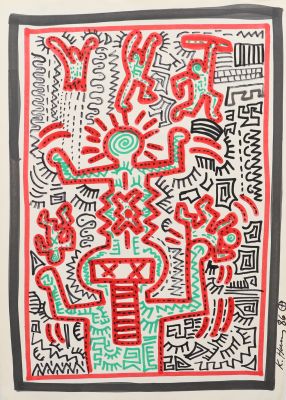 Keith Haring (1958-1990) d'après 