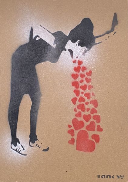 163 BANKSY Né en 1974 (D'après)