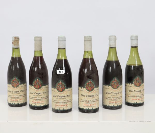 184 - Clos de Vougeot 1979 (x6)