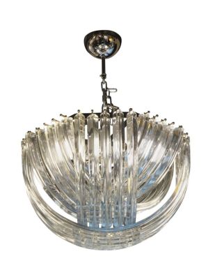 Lustre Venini Murano modèle de Carlo Nason (né en 1935)