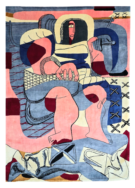 Tapis d'aprés Charles Edouard Jeanneret dit Le Corbusier (1887-1965)