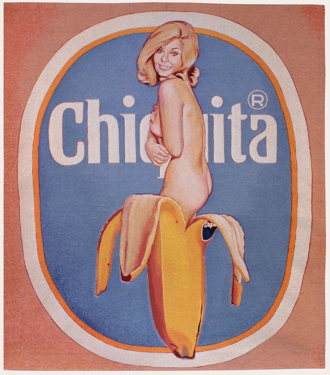 Chiquita, Print after Mel Ramos, proof in color, signed on Arches paper in the plate, stamp of the editor numbered on 150, framed with certificate of the editor, 28x38cm