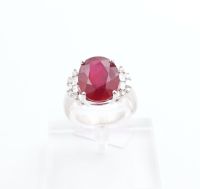 Bague Rubis de style Art Déco
