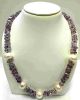 Collier Améthystes et Perles