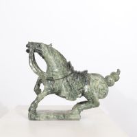 Asian horse sculpture