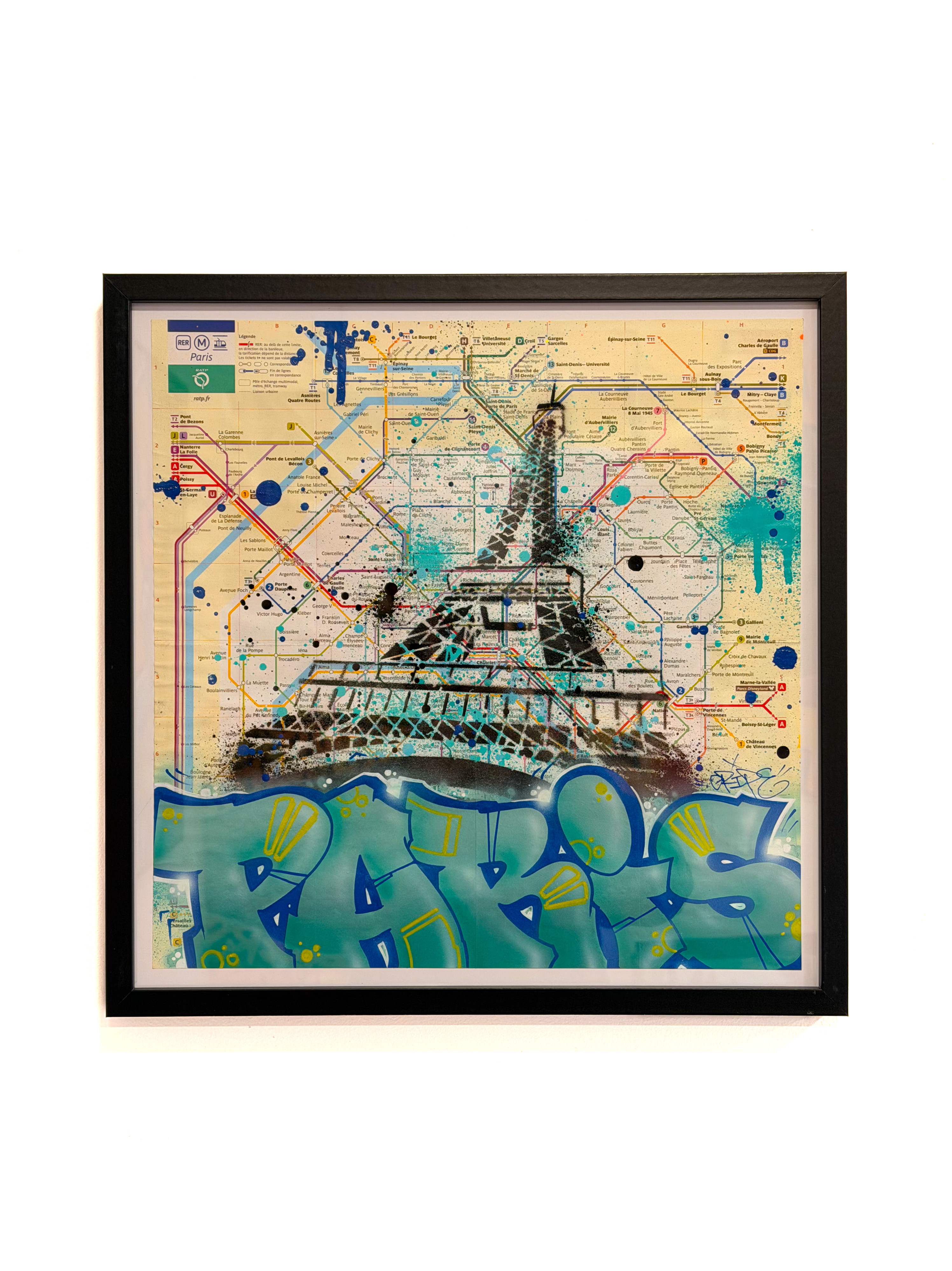 Paris Eiffel blue, (2025)