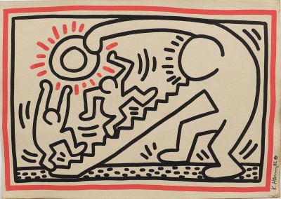 Keith Haring (1958-1990) d'après