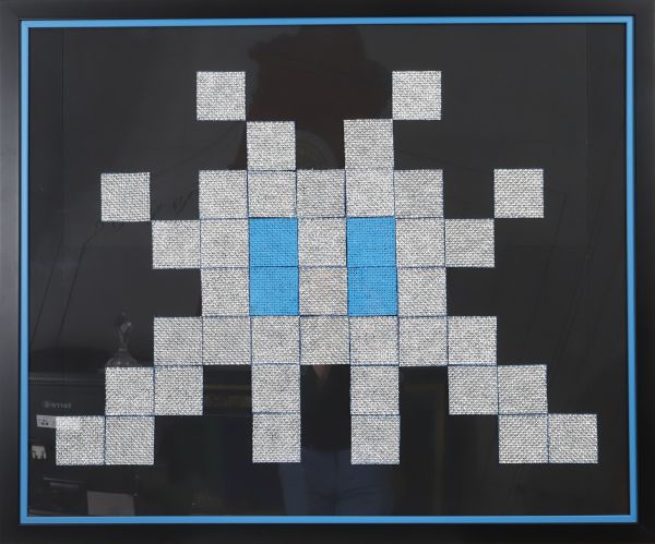 INVADER (né en 1969) d'aprés Hommage à Cristo