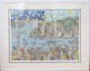 « New York City - A marathon for all » de James Rizzi (1950-2011)