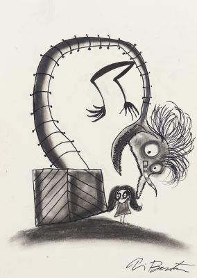 Tim Burton (né en 1958) Attribué à