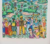 « Different strokes for different folks » de James Rizzi (1950-2011)