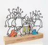 Paul Kostabi (né en 1962) Sprkl Music Metal Sculpture Band 