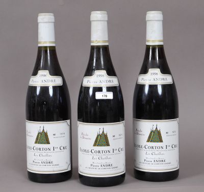 Aloxe-Corton 1er cru 1998 (x3) - Réf 54